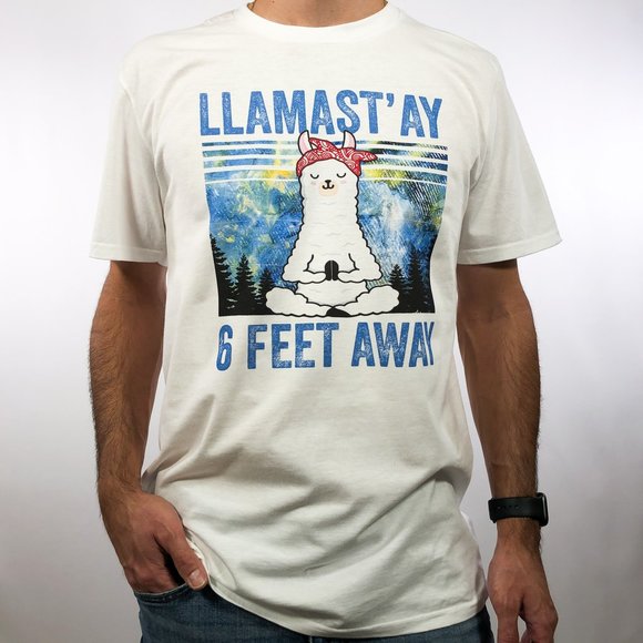 Gildan Other - Llamast'ay White Graphic Print Tee T-Shirt S M L XL